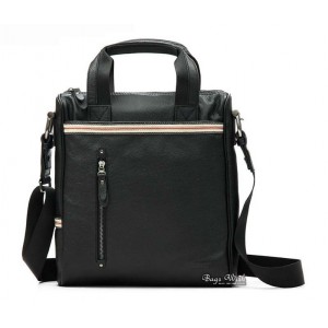 Stylish messenger bag black