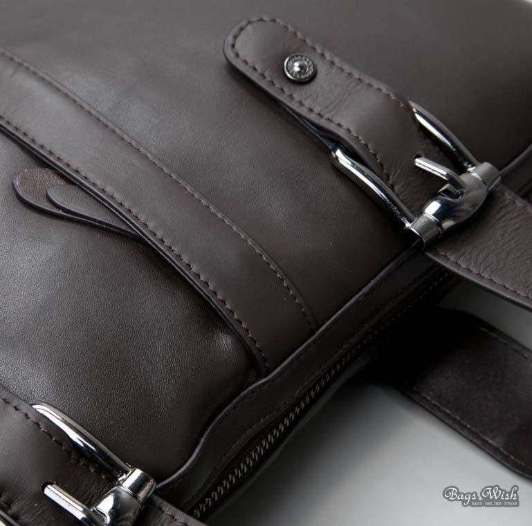 men's leather attache case