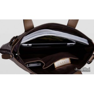 cowhide leather shoulder bag