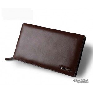 Brown leather bag, coffee iphone 4 clutch purse