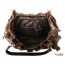 brown soft leather hobo handbag