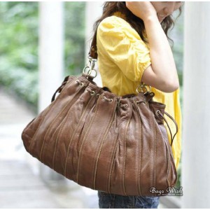 womens Leather shoulder handbag