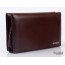 Brown leather bag for men