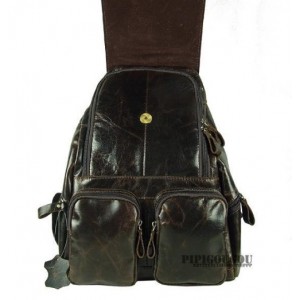 vintage Soft leather backpack