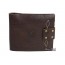 Leather bifold wallets for men