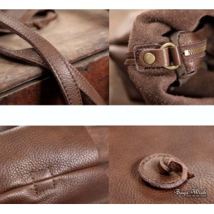 Soft leather tote for women