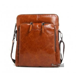 Leather messanger bag black, brown leather vertical messenger bag