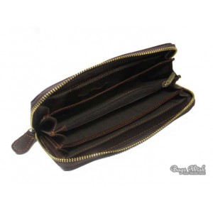 mens brown western leather wallets