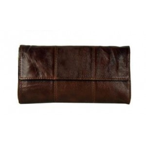 coffee Ladies leather messenger bag