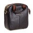 coffee soft leather messenger bag