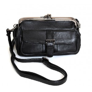 Womens messenger bag black