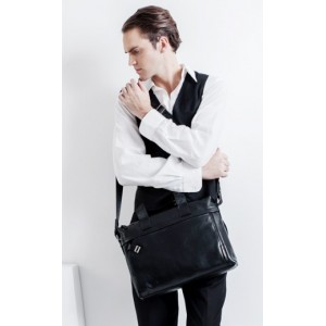 black briefcase bag