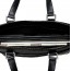 black Leather weekend bag