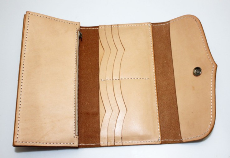 leather checkbook wallet made in usa