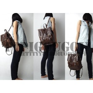 womens leather backpack