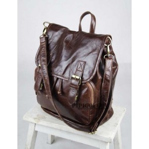 ladies leather backpack