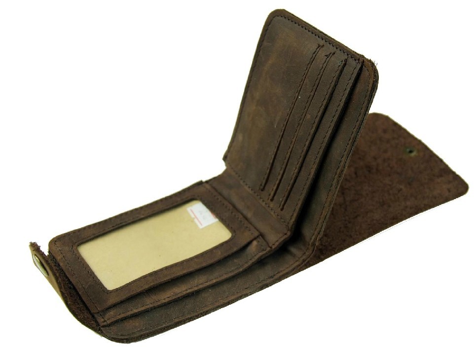 personalized leather money clip wallet