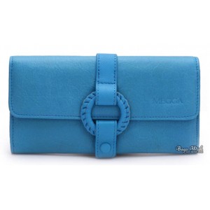 blue Tri fold billfold