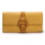 yellow women wallet leather