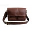 Leather mens briefcase