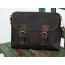 coffee leather woman briefcase