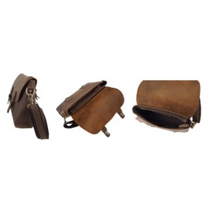 cowhide leather woman briefcase