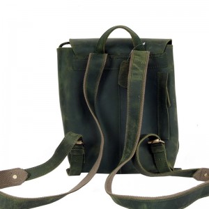 green Leather rucksacks