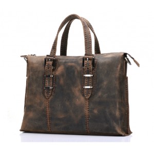 cowhide leather briefcase