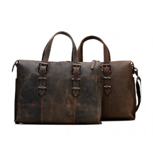 cowhide briefcase