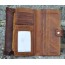 brown credit card clutch holder wallet purse