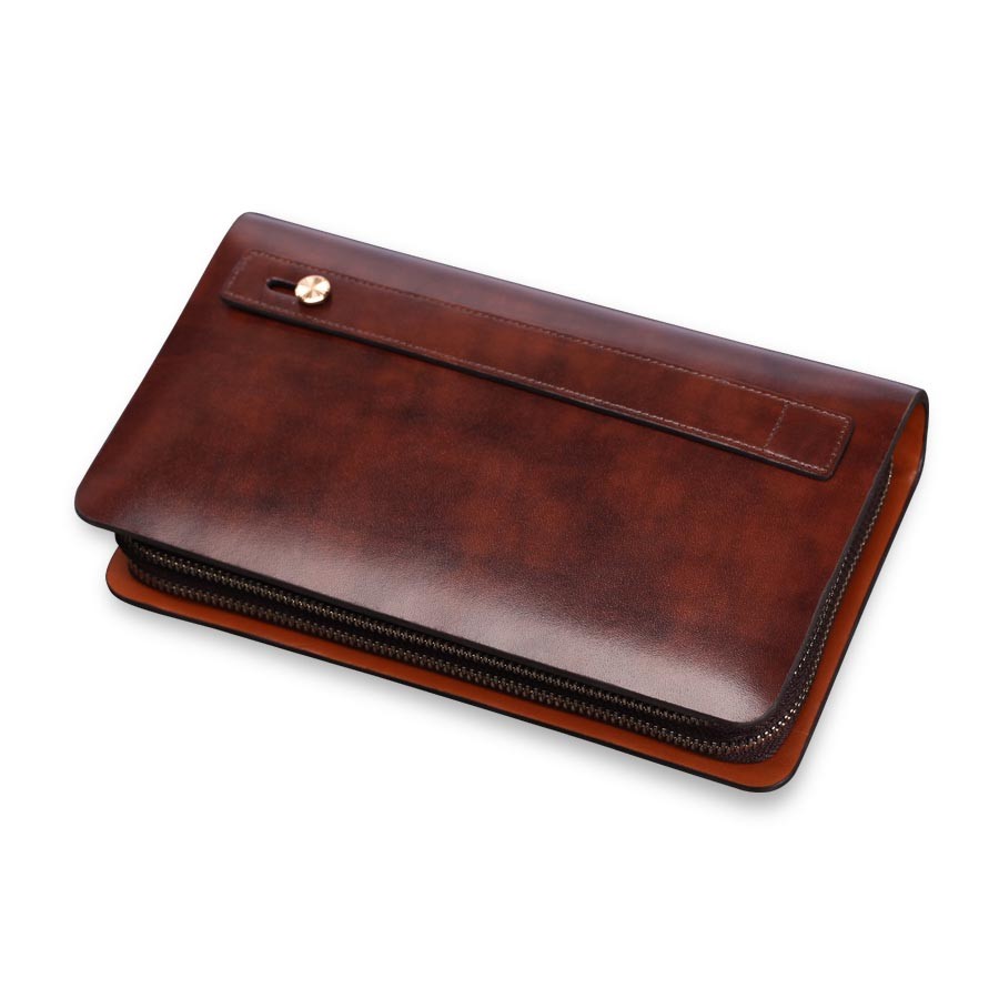 mens leather clutch