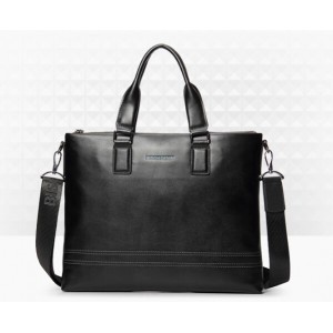 black lawyer briefcase leather