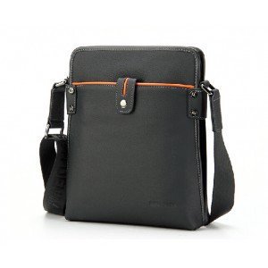 Best mens leather messenger bag, black leather bag