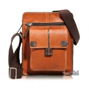 brown mens vintage leather bag