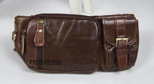 Waist belt bag, leather waist hip bag - BagsWish