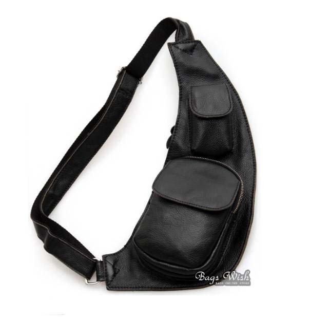 One strap backpack black, coffee day backpack - BagsWish