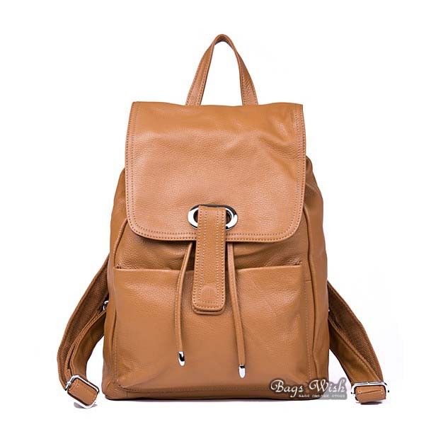 Fashion backpack, genuine leather backpack - BagsWish