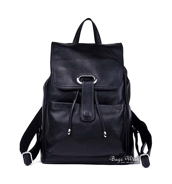 Fashion backpack, genuine leather backpack - BagsWish