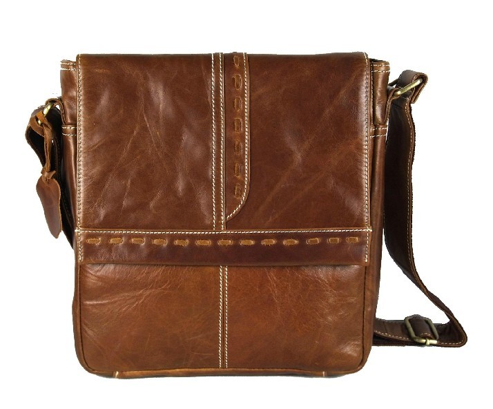 Men messenger bag leather, mens courier bag - BagsWish