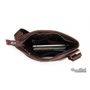 Mens vintage leather messenger bag black, coffee shoulder leather bag ...